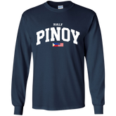 Half Pinoy FILAM Flag Youth Long Sleeve T-Shirt